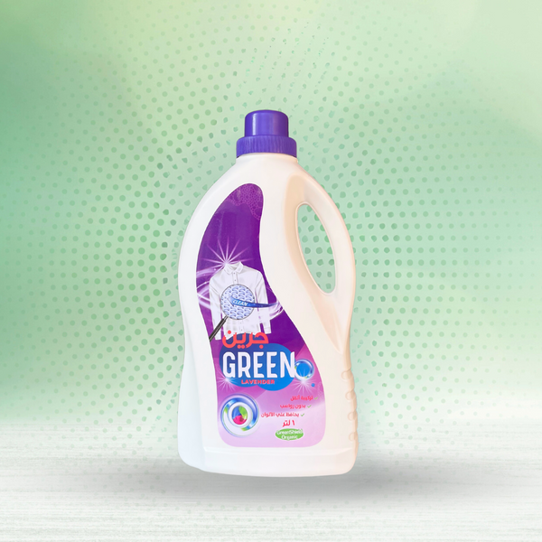 Green Gel Detergent Automatic - 1 L - Lavender Scent