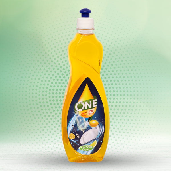 ONE Dishwashing Liquid - Yellow Lemon Scent - 650 Ml