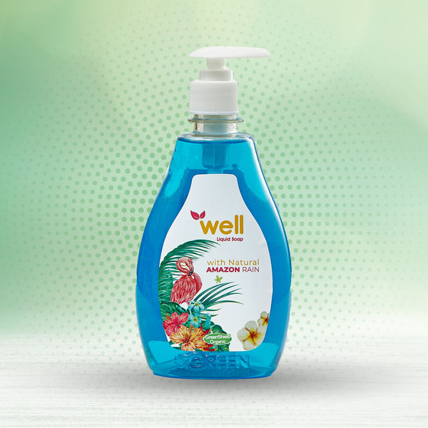 Well liquid hand soap - Amazon Rain Scent - 500 ml